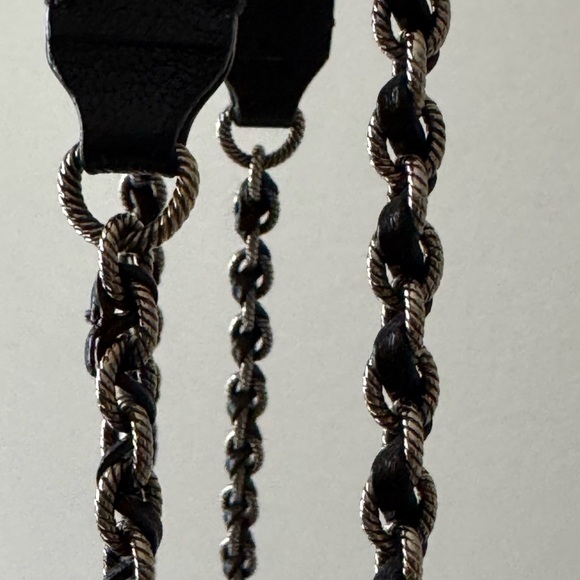 MARC JACOBS BAROQUE BAG BLACK QUILTED LEATHER CHAIN STRAP - Picture 15 of 15